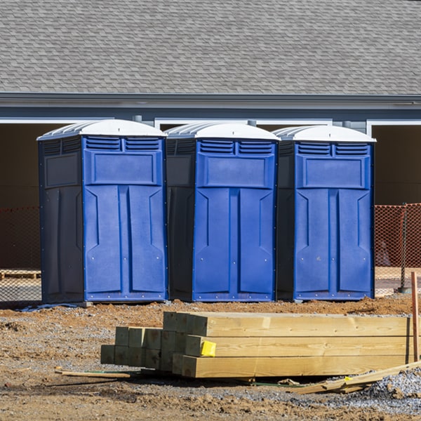 what is the cost difference between standard and deluxe portable restroom rentals in Brownsville FL